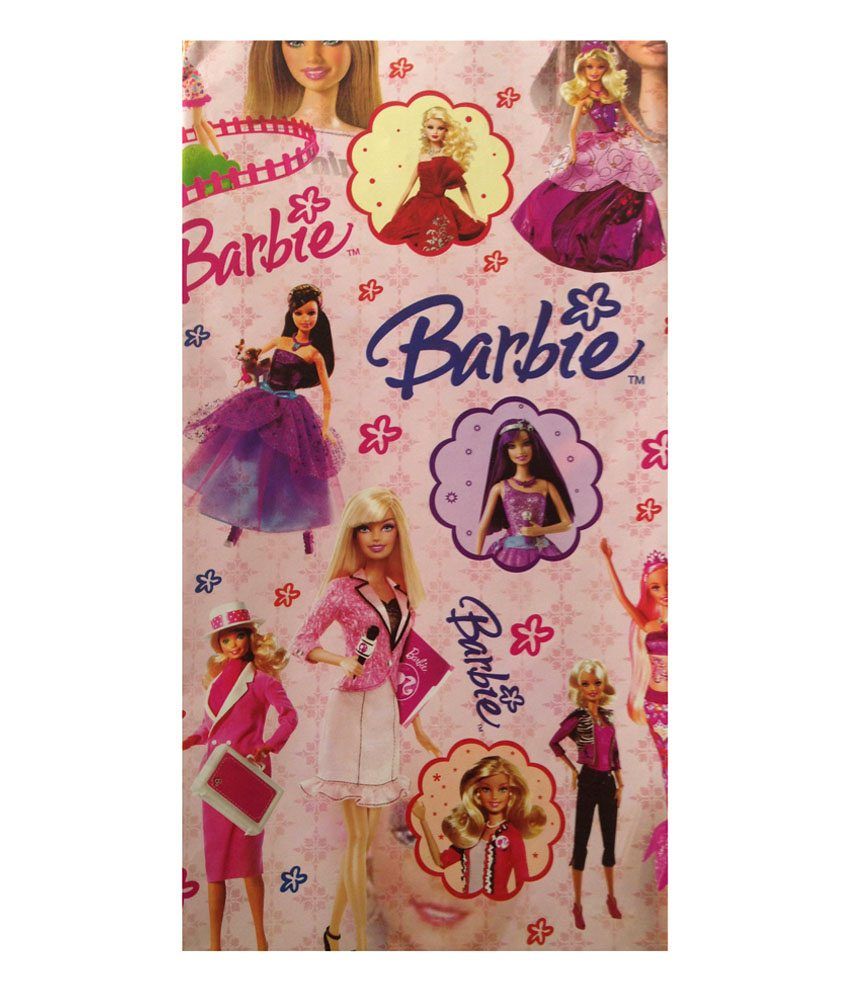 barbie pink wrapping paper