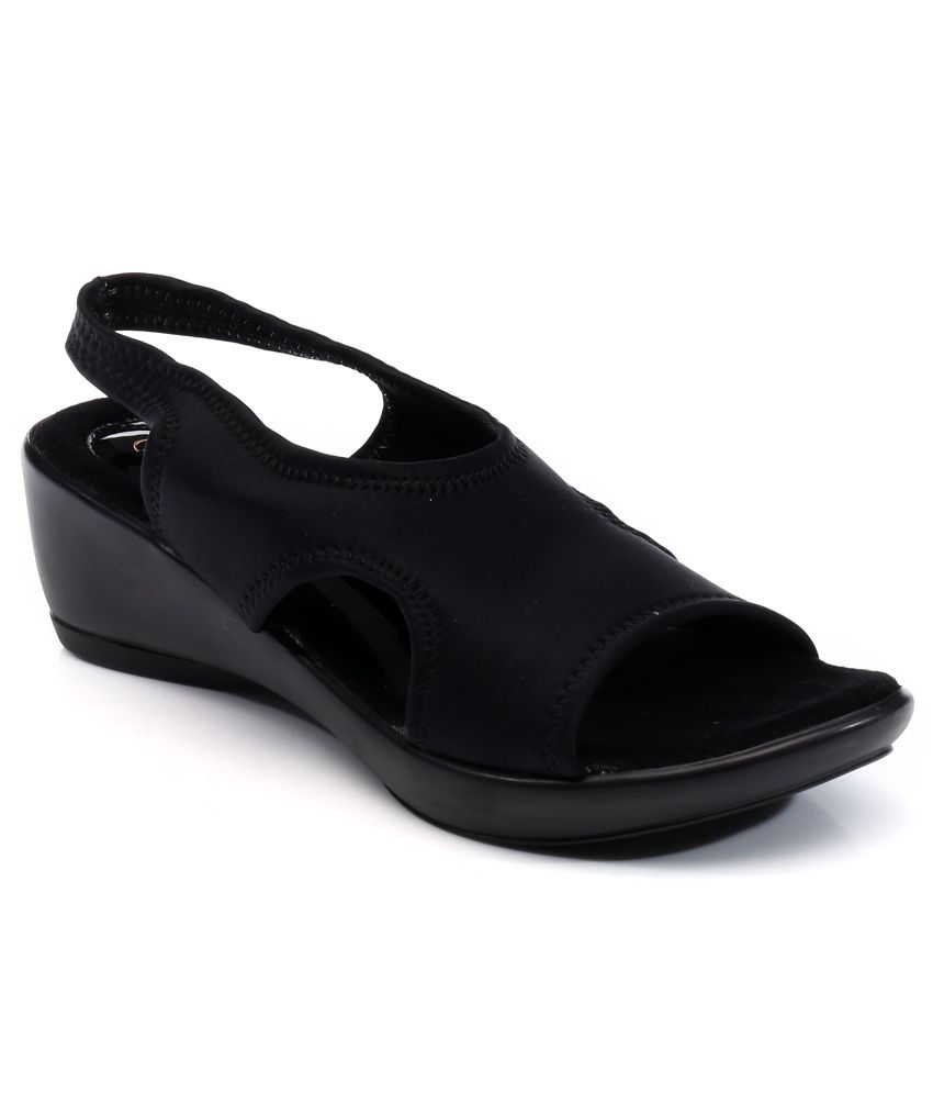 fireplace Dynamics Expensive Catwalk Black Sandals Price in India- Buy Catwalk Black Sandals Online at  Snapdeal