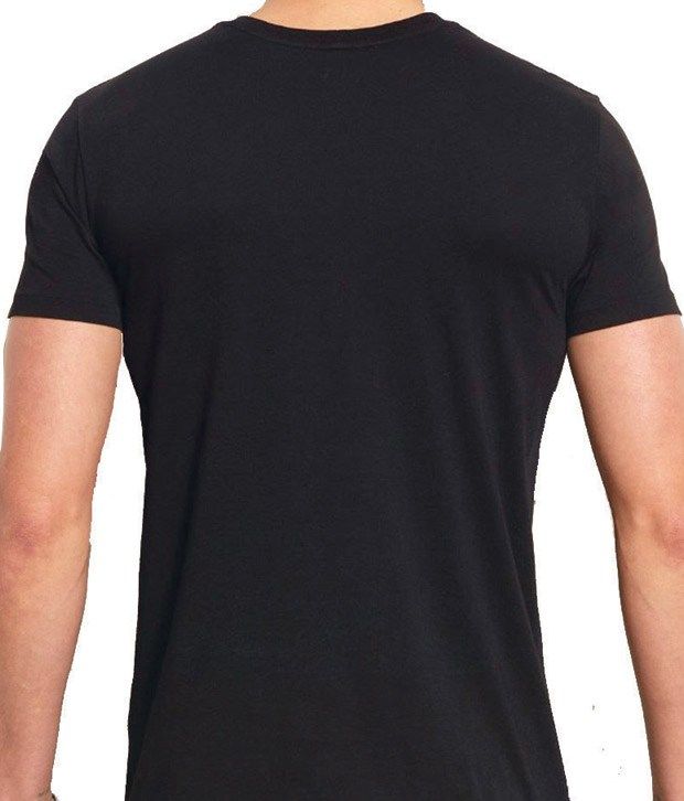 black apple t shirt