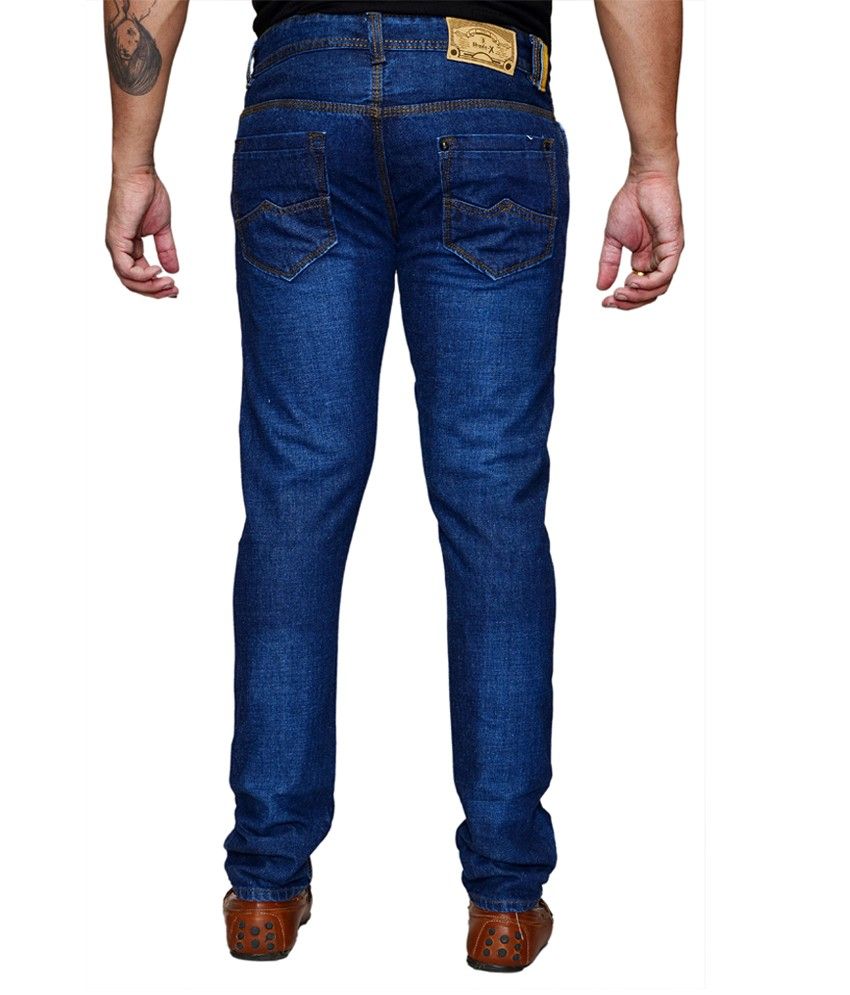 blue shade jeans