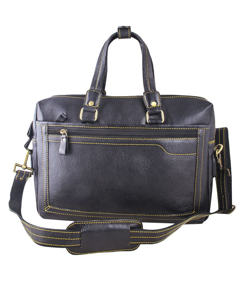 Lewos Black Leather Shoulder Bags - Buy Lewos Black Leather Shoulder ...