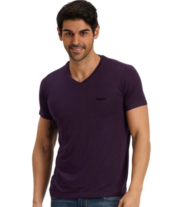 Fritzberg Purple Cotton Blend Basics T 