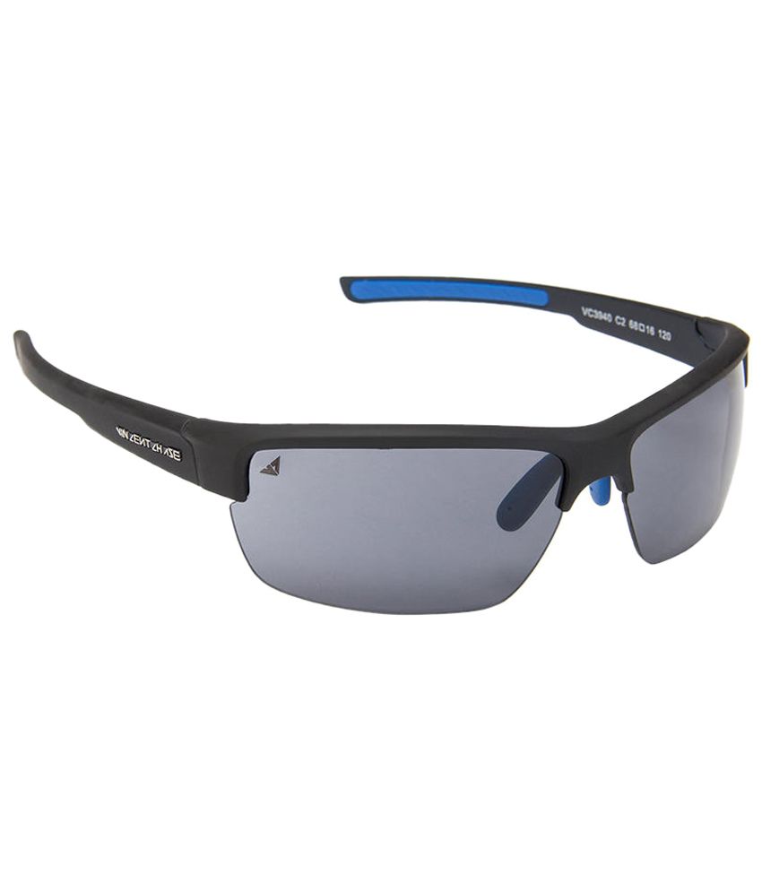 Vincent Chase Black & Gray Sports Sunglasses - Buy Vincent Chase Black ...