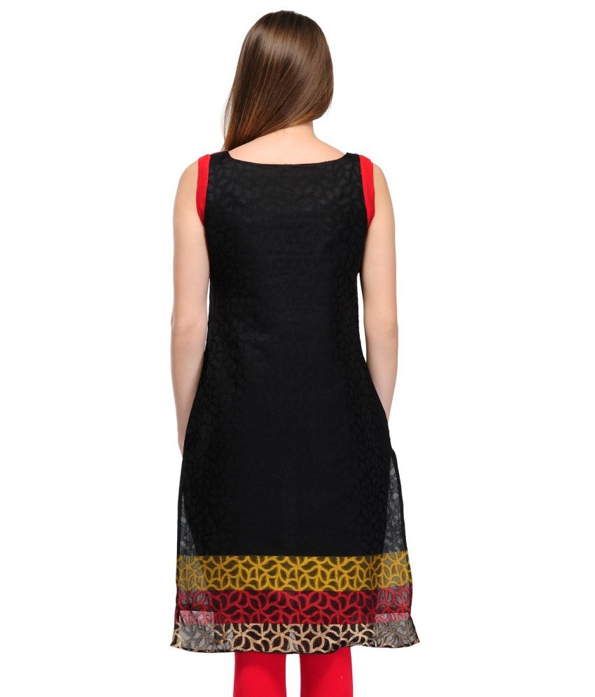 banarasi kurti neck design