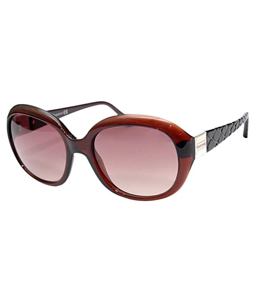 Roberto Cavalli Brown Round Sunglasses for Women - Buy ...
