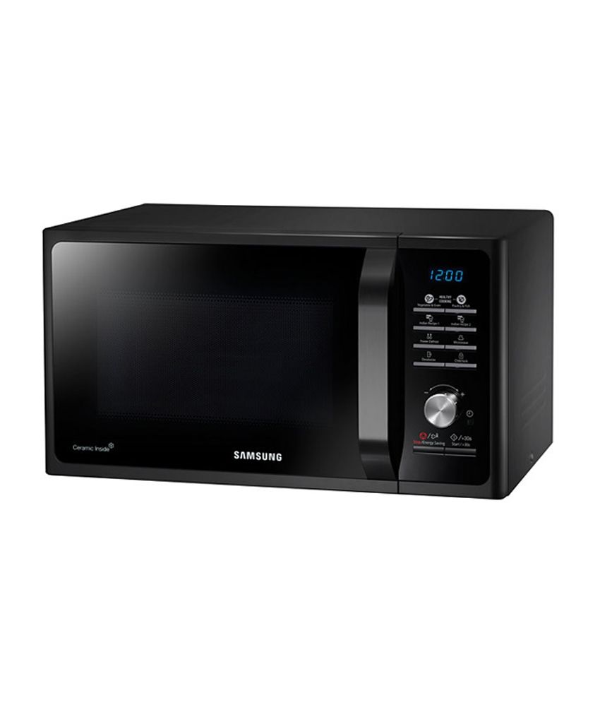 Samsung 23 Ltr MS23F301TAK/TL Solo Microwave Oven Black Price in