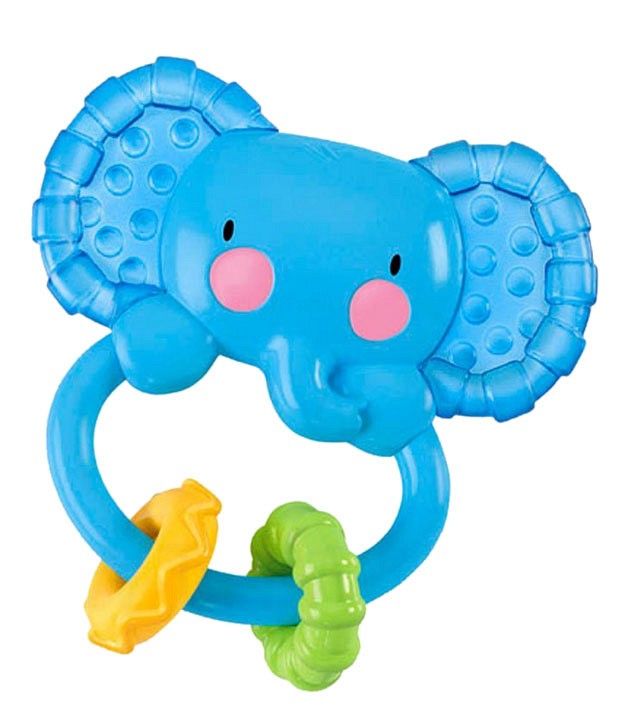 blue elephant teether