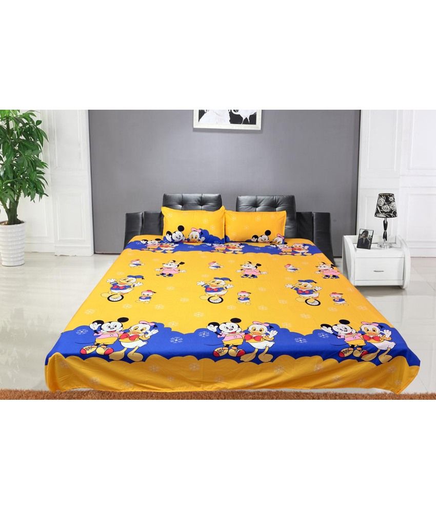 double bed sheet cartoon 3d