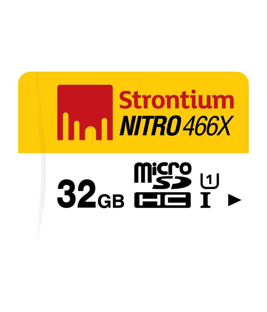     			Strontium 32 GB Nitro 466X (70MB/S) Memory Card
