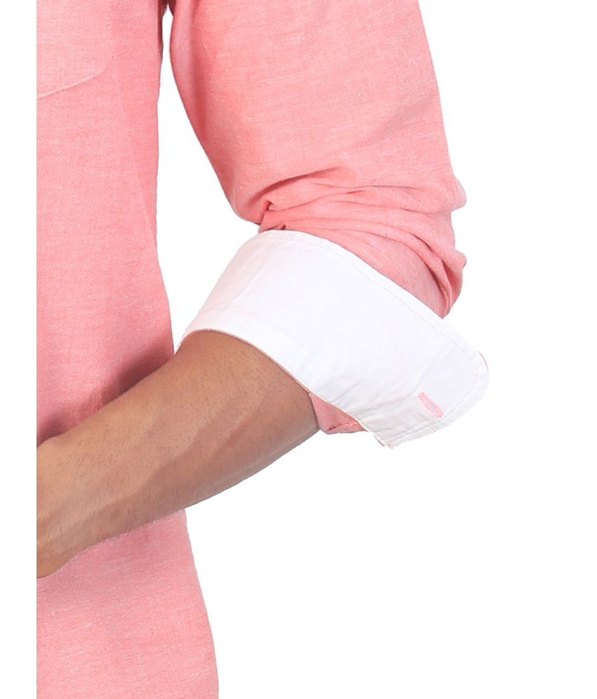 Tonyloom Red 100 Percent Cotton Full Sleeves Casual Shirt Buy