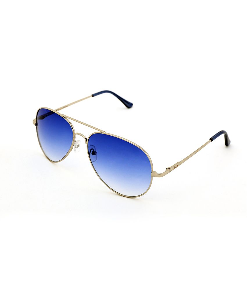 Elligator - Blue Pilot Sunglasses ( esgav_silver-blue ) - Buy Elligator ...
