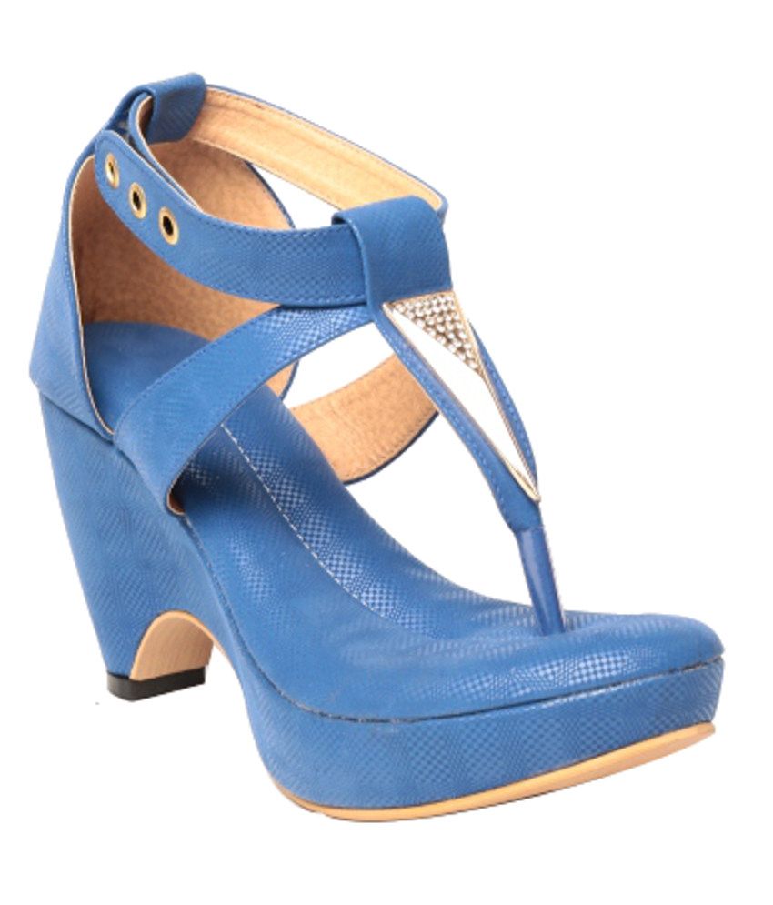 Can I Wear Pastel Blue Heeled Sandals With Metallic Ankle Strap For Summer 2022 â 