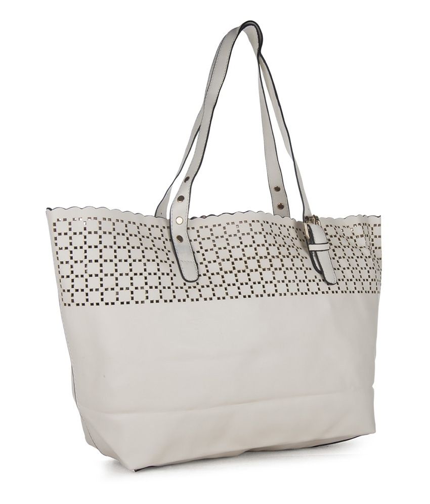 Carry On Handbags Off White Pu Shoulder Bags - Buy Carry On Handbags ...