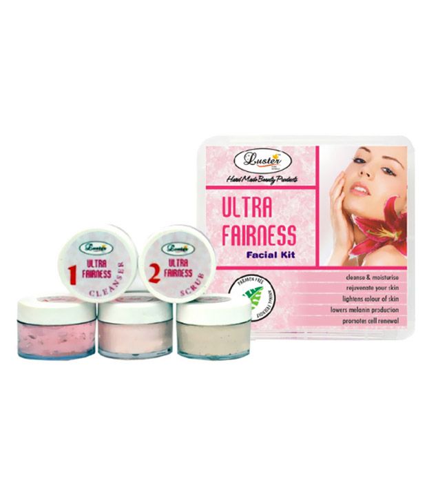 Luster Ultra Fairness Facial Kit 92 Gm Buy Luster Ultra Fairness
