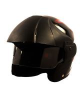 Autofurnish (TC-201) Stylish Trace Helmet With Multi Graphics - Black