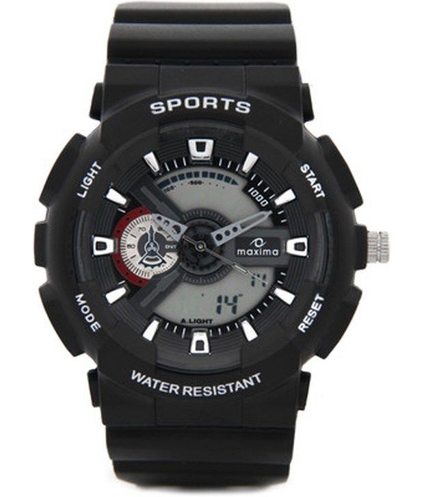 maxima watches analog digital