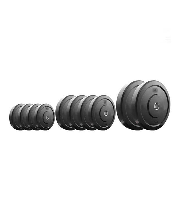 Dreamfit 25kg Adjustable Grip Dumbbell Rubber Plates with 3 In 1 Bench
