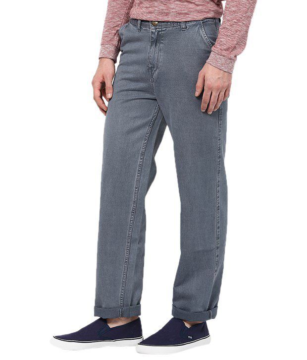 Zeco Combo Of Steel Gray & Blue Regular Fit Jeans - Buy Zeco Combo Of Steel Gray & Blue Regular 