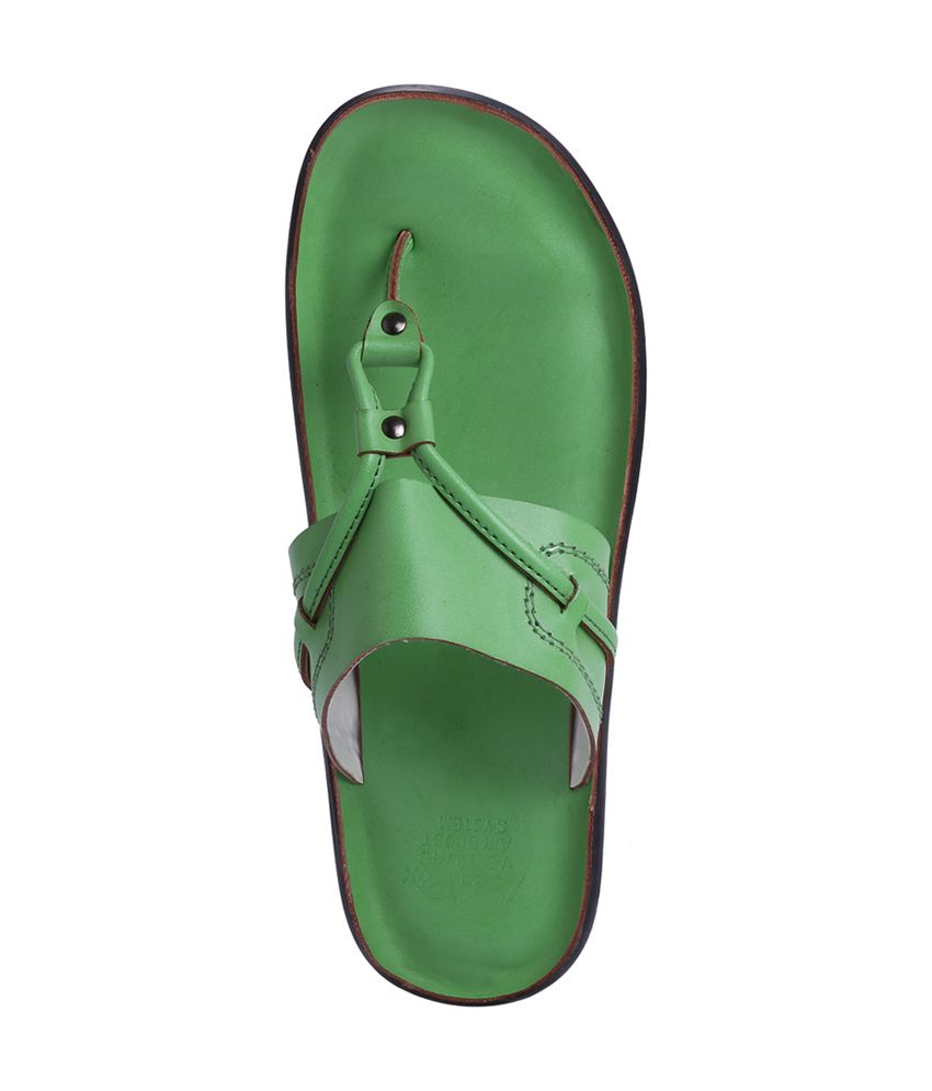 Lee Fox K-lee Green Synthetic Daily Wear Slippers Price in India- Buy ...