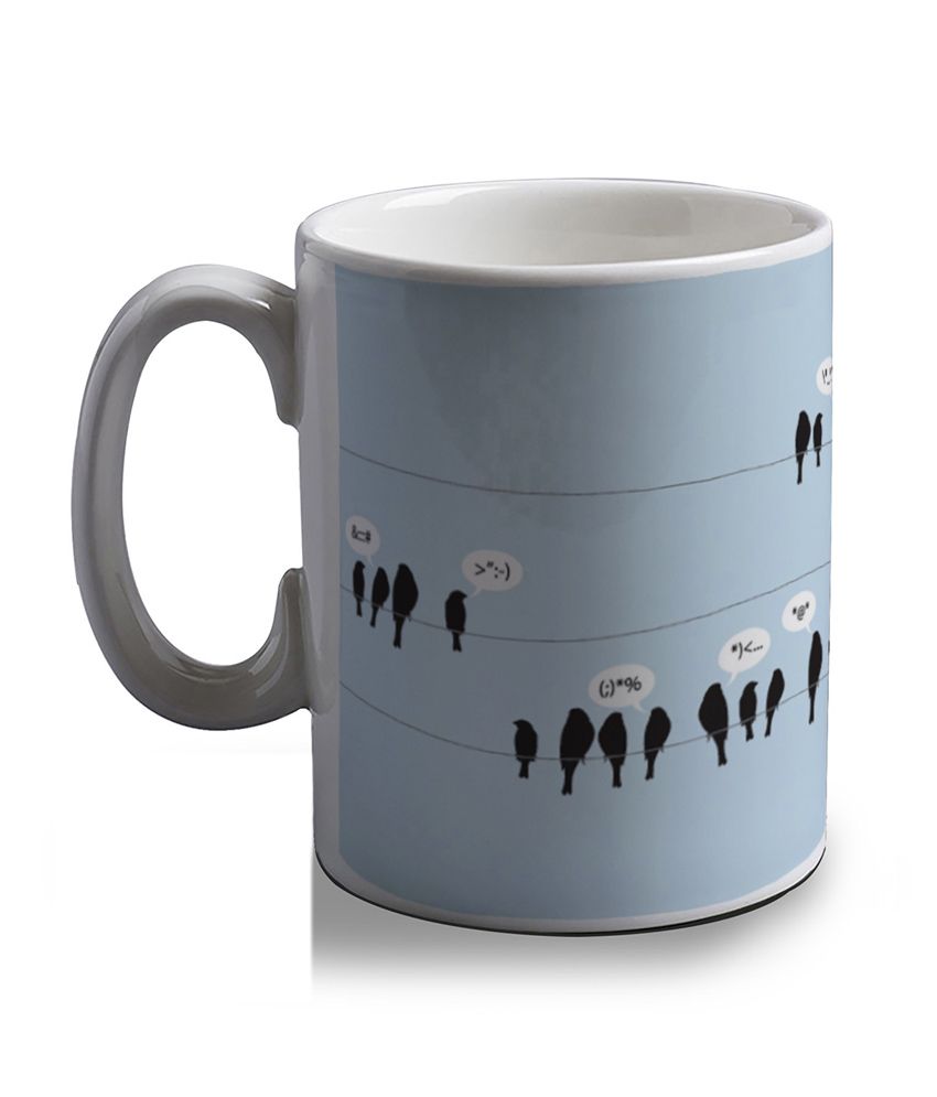 Ing Coffee Online Drinker Artifa Birds Tweeting Coffee Mug