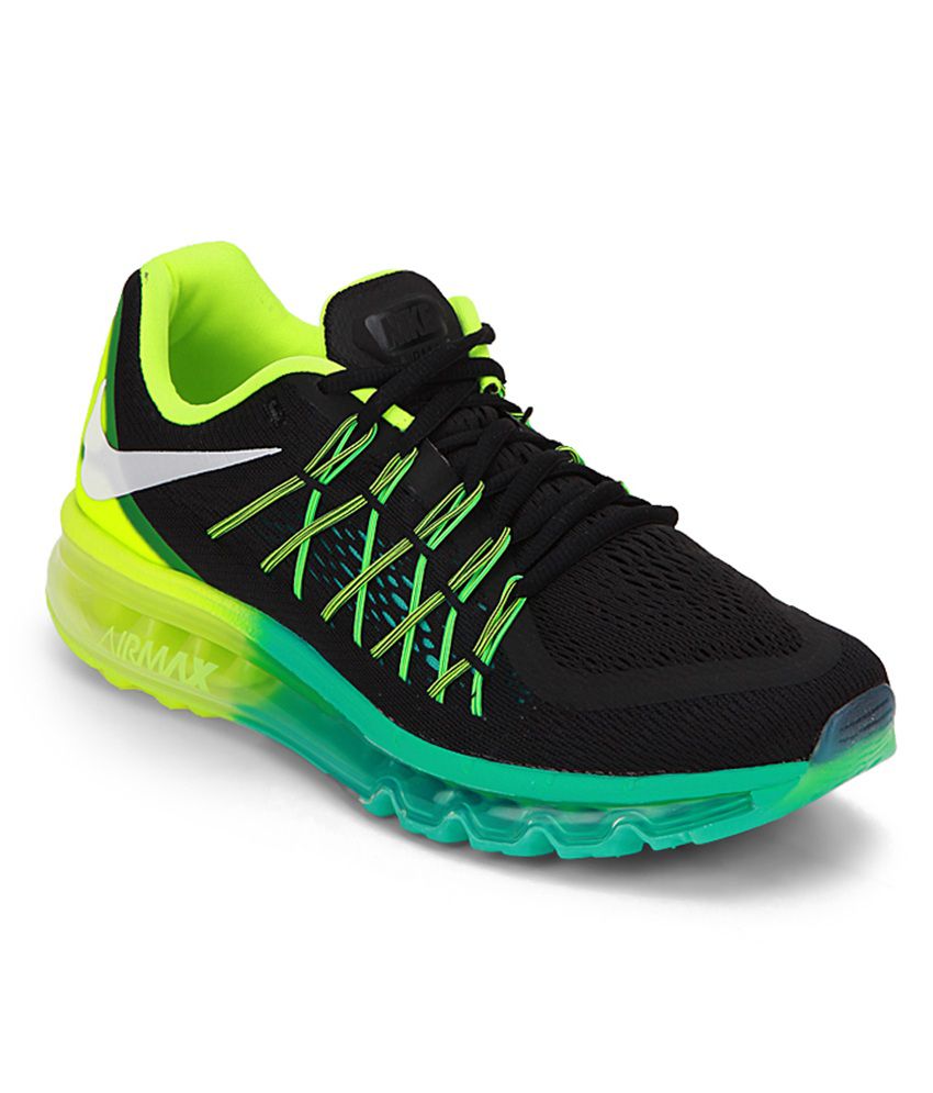 Nike Air Max 2015 Black Sport Shoes 