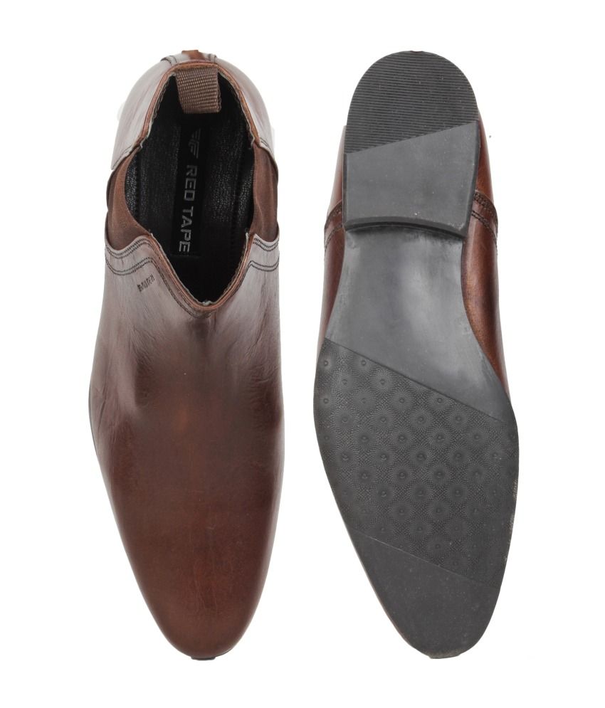 red tape brown shoe polish