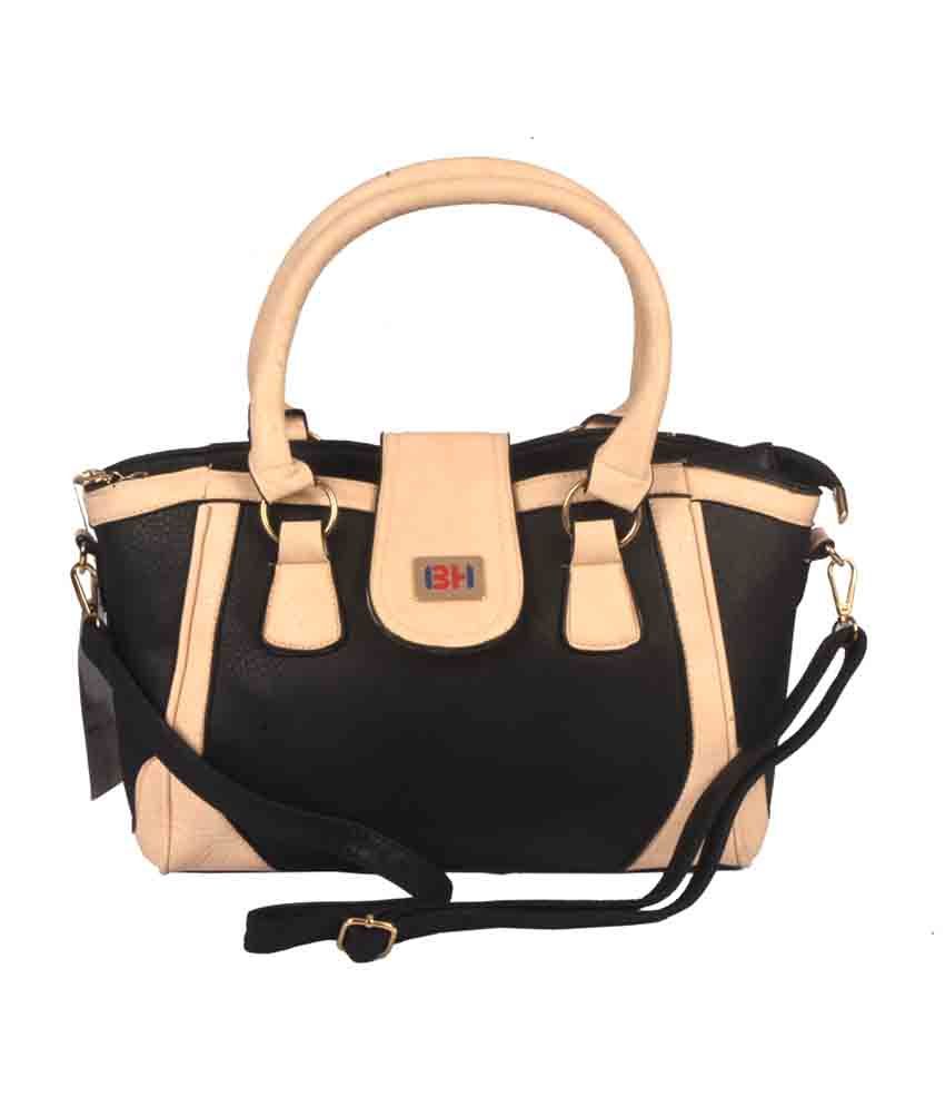 BH Wholesale Marketing PU Leather Shoulder Bag (Black) - Buy BH ...