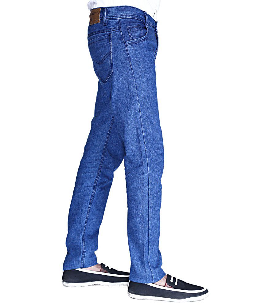 Pazel Basic Stretchable Blue Jeans - Buy Pazel Basic Stretchable Blue ...