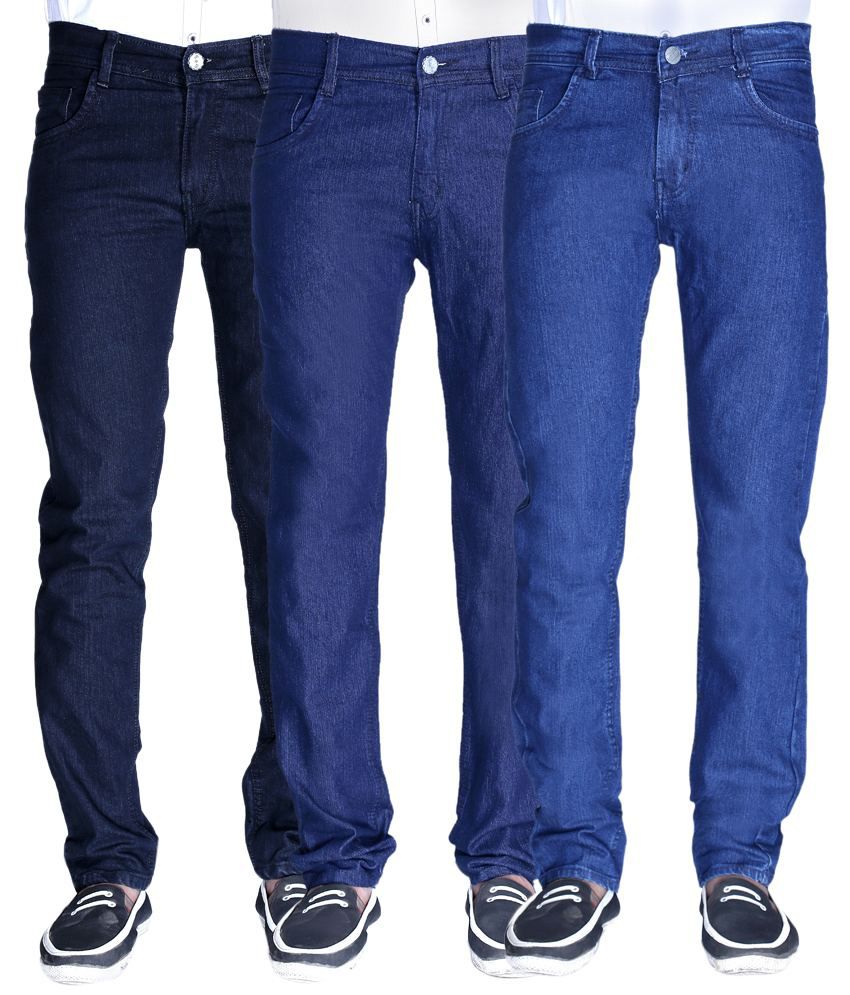 Pazel Basic Stretchable Jeans (Combo of 3) - Buy Pazel Basic ...