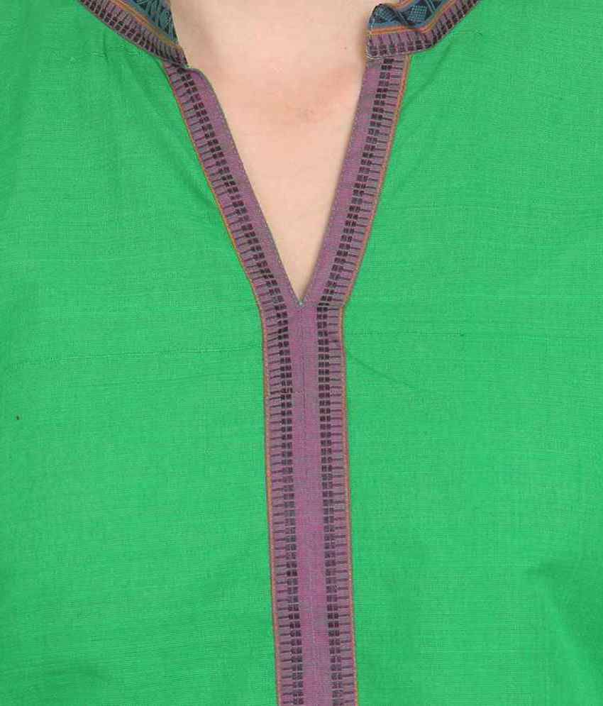 Mehendi Green Chettinad Cotton main image 1