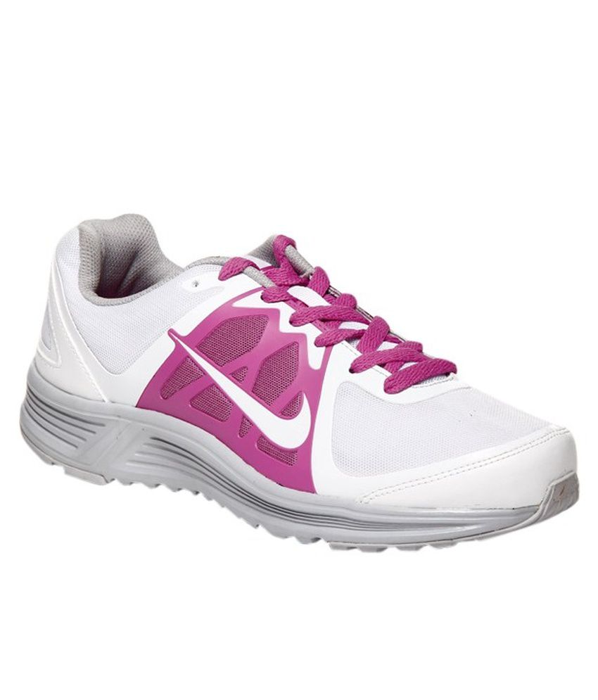 Nike White MeshTextile Lace Running Shoes For Women Price in India- Buy Nike White MeshTextile ...