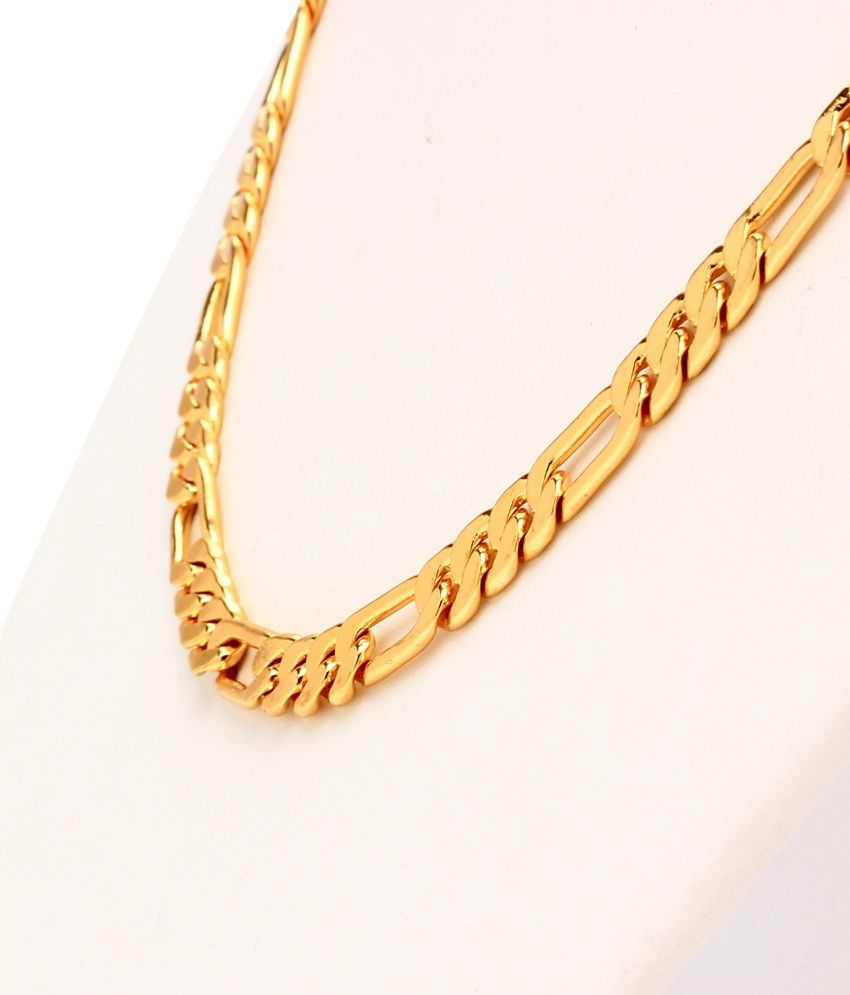 Gold Plated 20 Inches Long THE SACHIN Chain for Men's Buy Gold Plated 20 Inches Long THE SACHIN