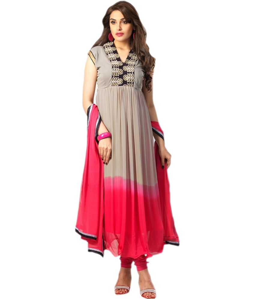 anarkali dress material online shopping