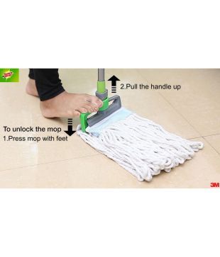 Scotch Brite Footlock Mop And Refill Combo