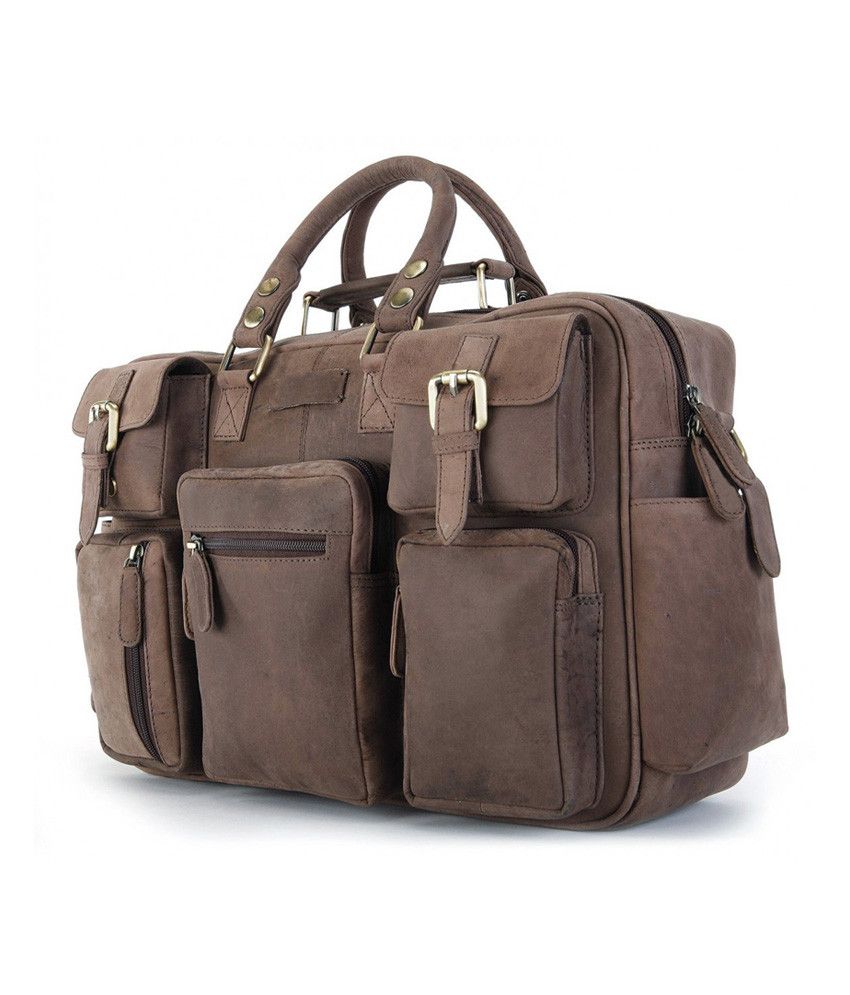 Leaderachi Houston Business Briefcase Bag (Muskat) Buy Leaderachi
