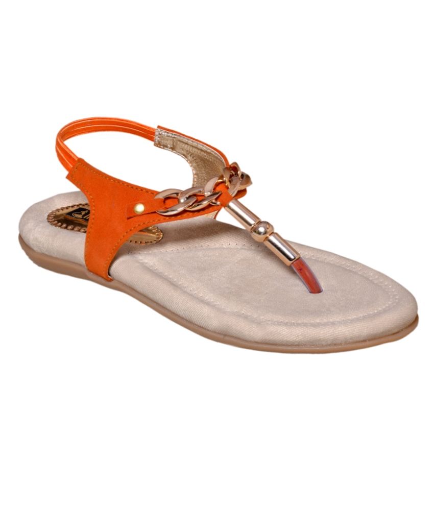 Nice Orange Daily Wear Suede Slippers Price in India- Buy Nice Orange ...