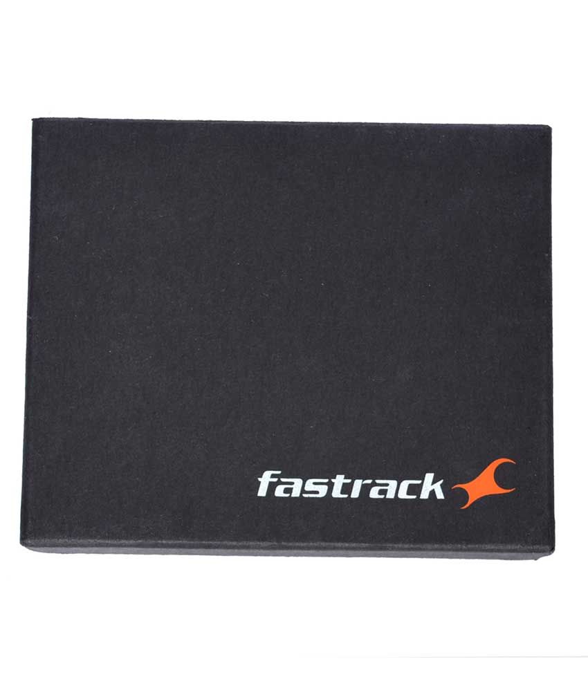 Fastrack Black Leather Wallet For Men: Buy Online at Low Price in India ...