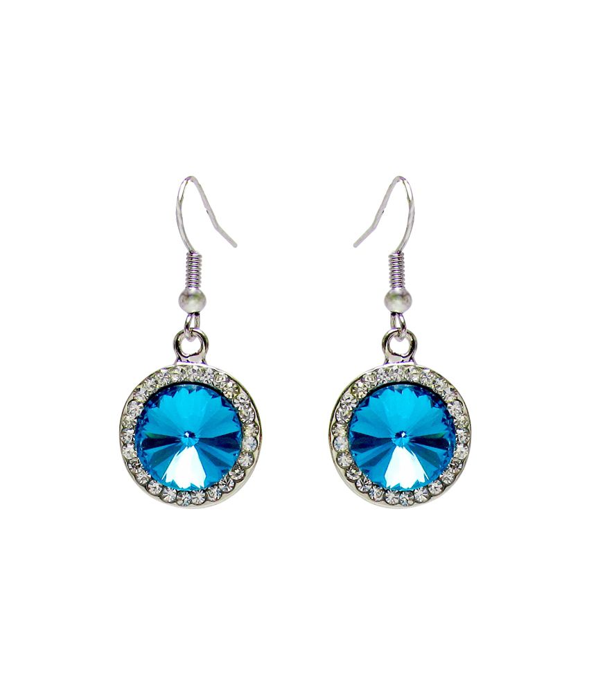 Jewelz Sparkling Blue Hanging Earring Buy Jewelz Sparkling Blue 