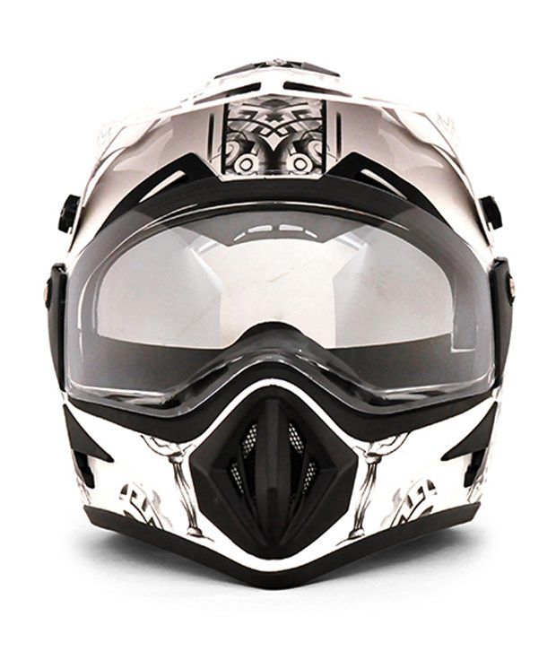 vega off road helmet white