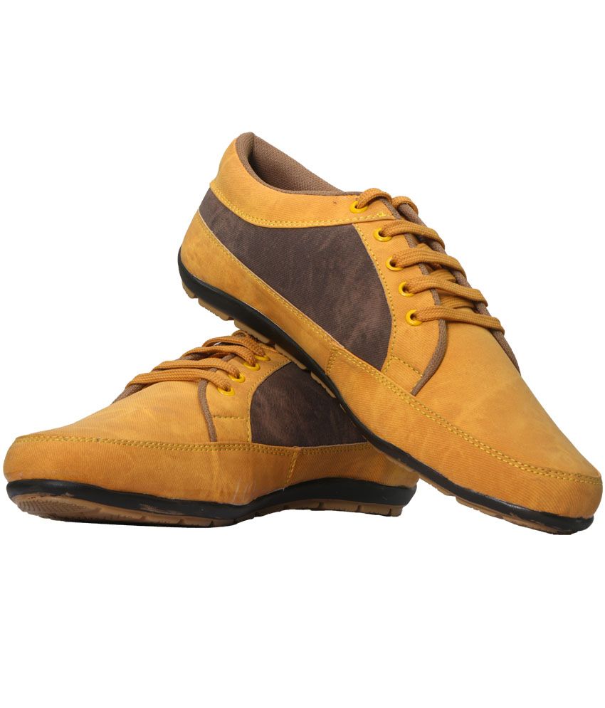 Vittaly Yellow Fabric Casual Shoes Buy Vittaly Yellow Fabric Casual Shoes Online at Best