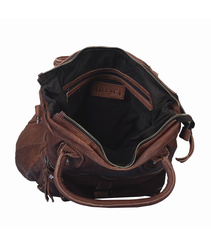 Vilenca Holland Brown Pure Leather Sling Bag - Buy Vilenca Holland ...