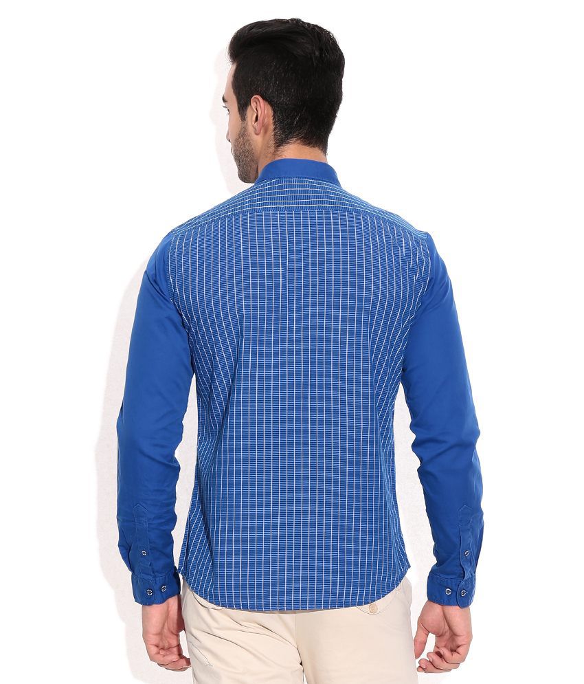 Mossimo Blue Regular Fit Casual Shirt - Buy Mossimo Blue Regular Fit ...