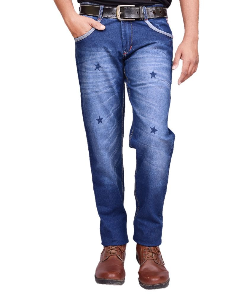     			British Terminal Blue Cotton Skinny Jeans