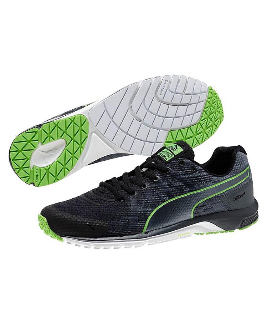 Puma Faas 300 V4 Black Running Shoes 