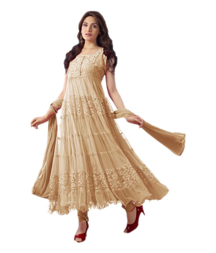 snapdeal anarkali dress material
