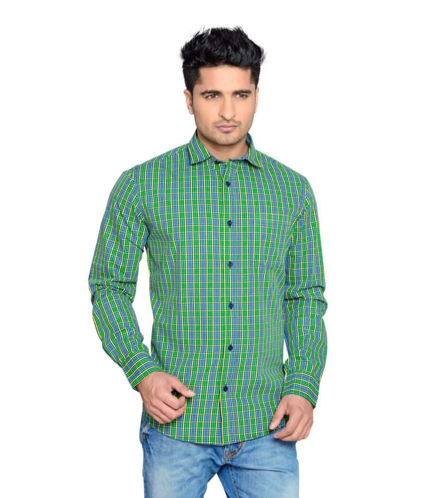 Thinc 100 Percent Cotton Shirt For Men - Buy Thinc 100 Percent Cotton ...