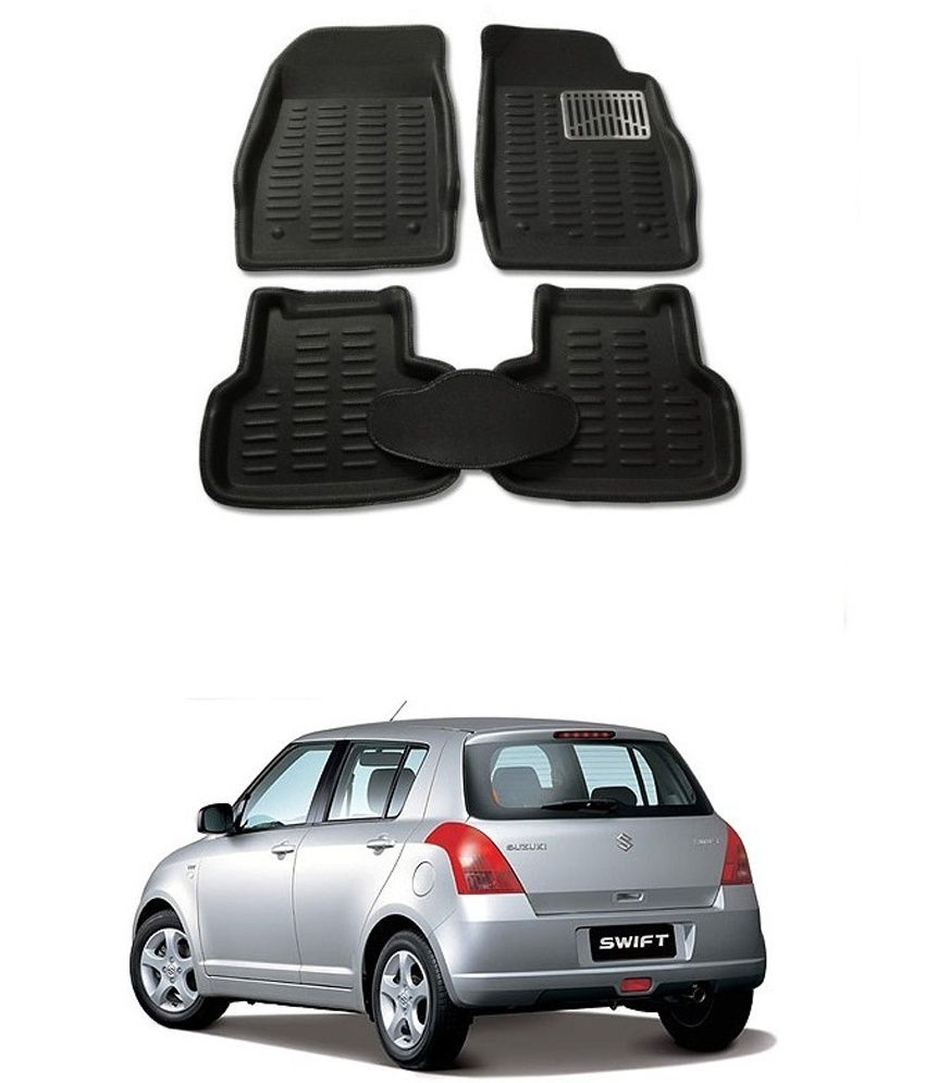Autosun Premium 4d Swift Old Car Mat Maruti Swift black Buy Autosun