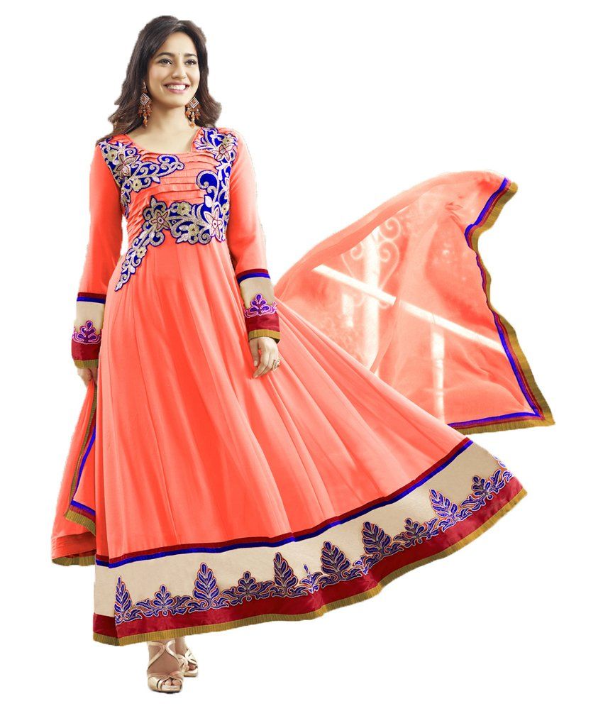 georgette stylish frock