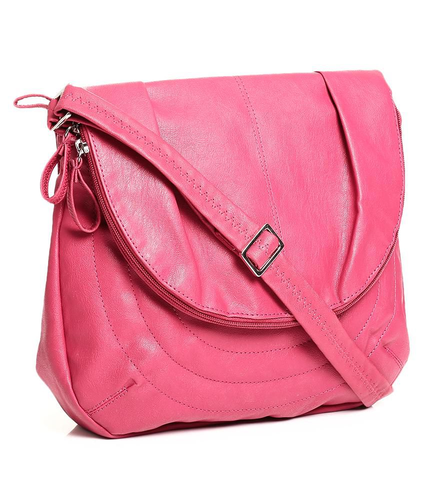 Baggit Pink Sling Bag - Buy Baggit Pink Sling Bag Online at Best Prices ...