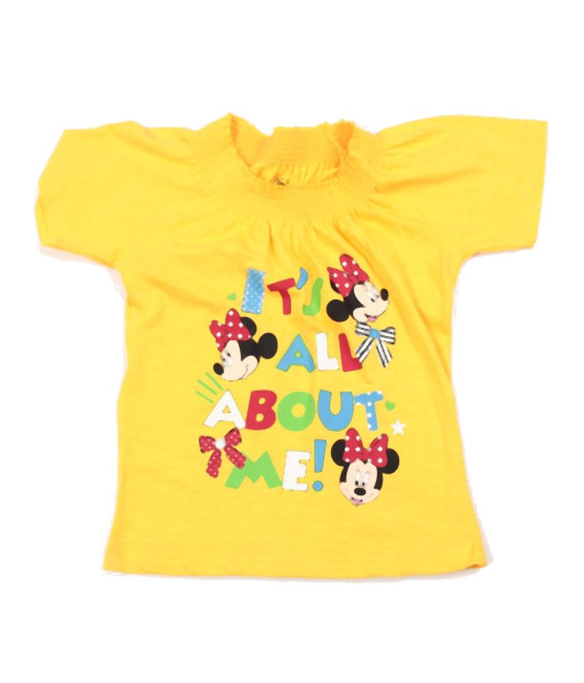 yellow disney character shirt